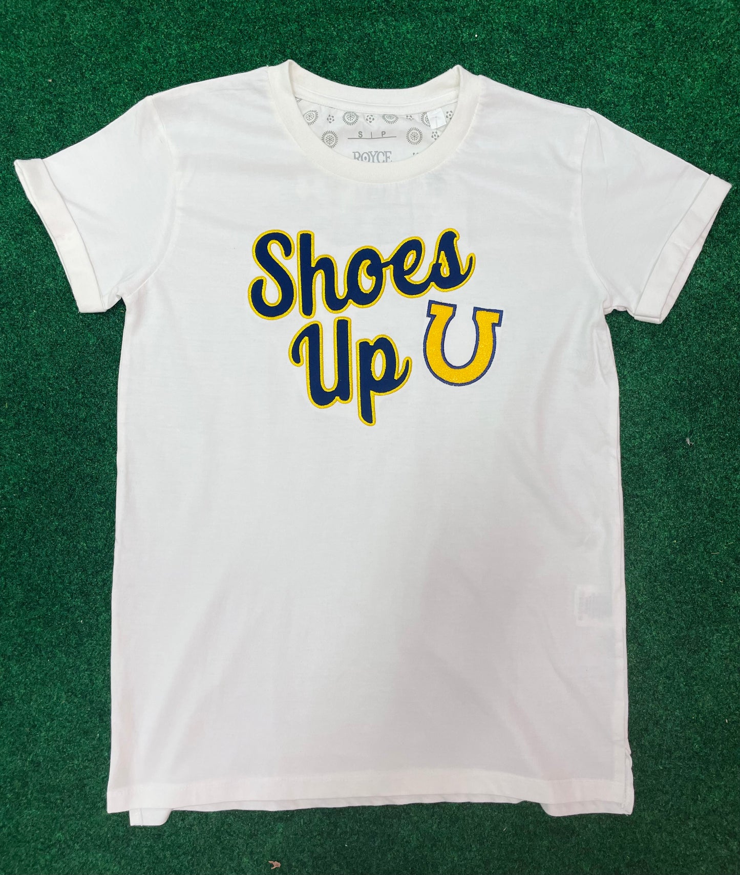Shoes Up Cream Tee