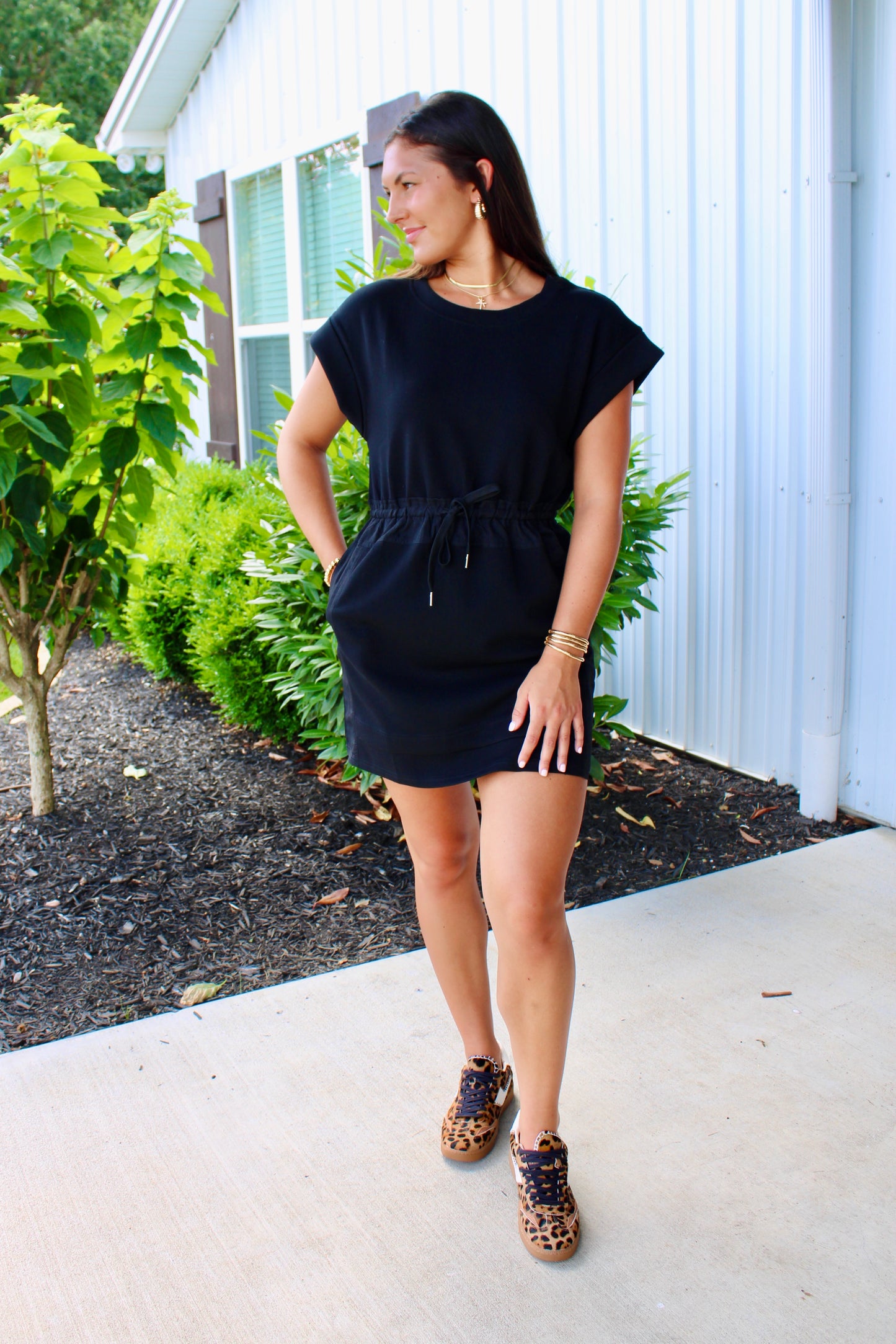 Just For Me Black Dress