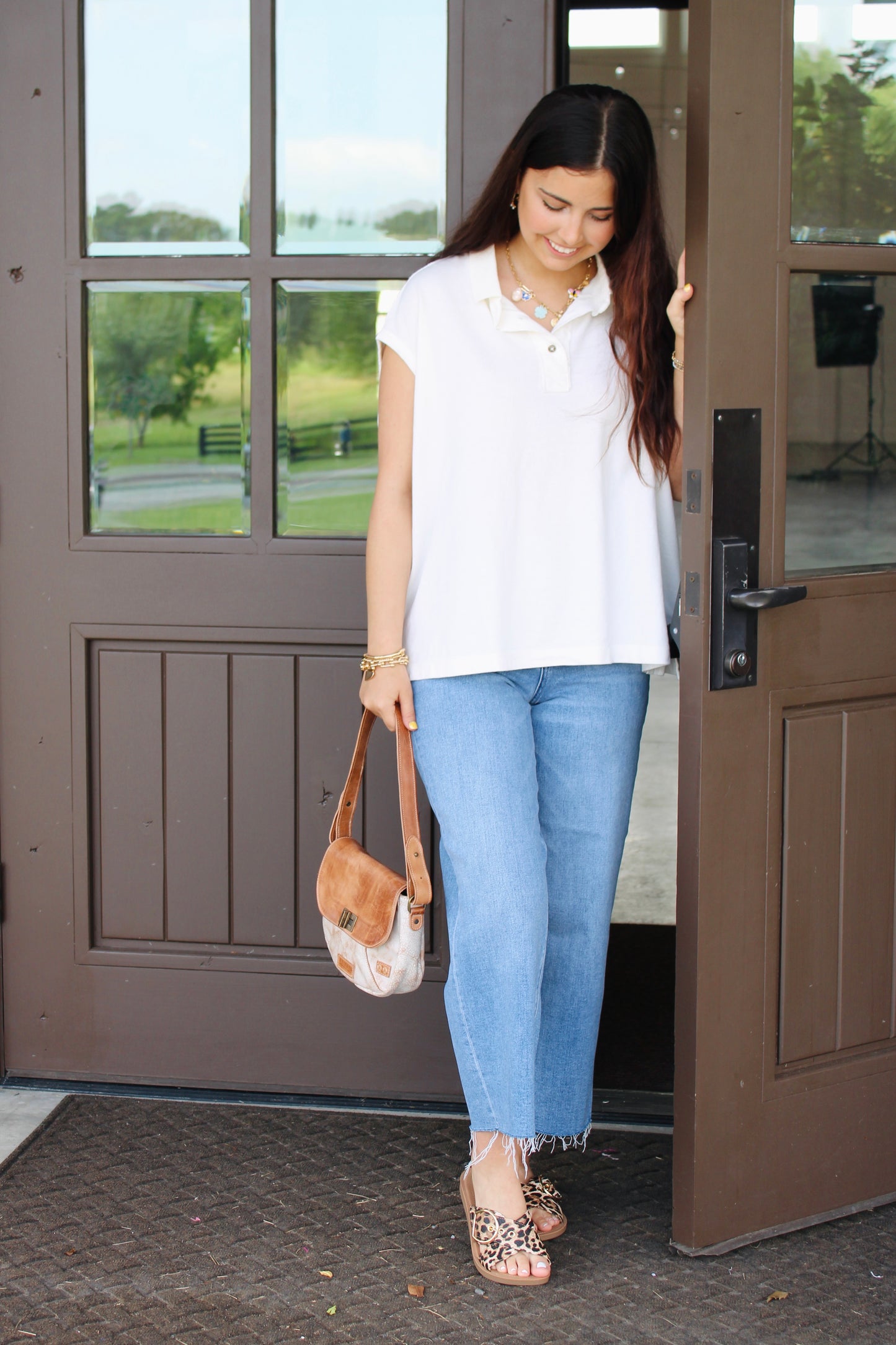 Keep On Polo Clean Ivory Top