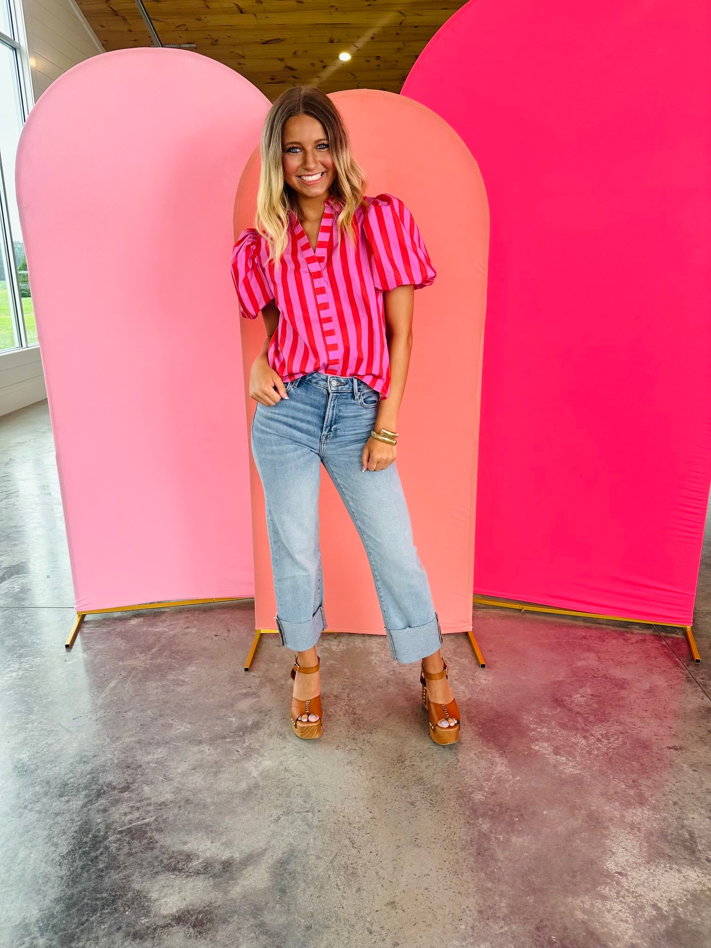 Pattern Pop Top