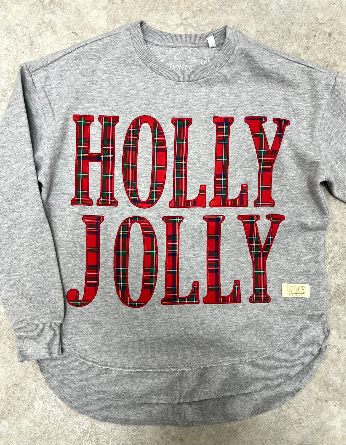 Holly Jolly Blast Grey Sweatshirt