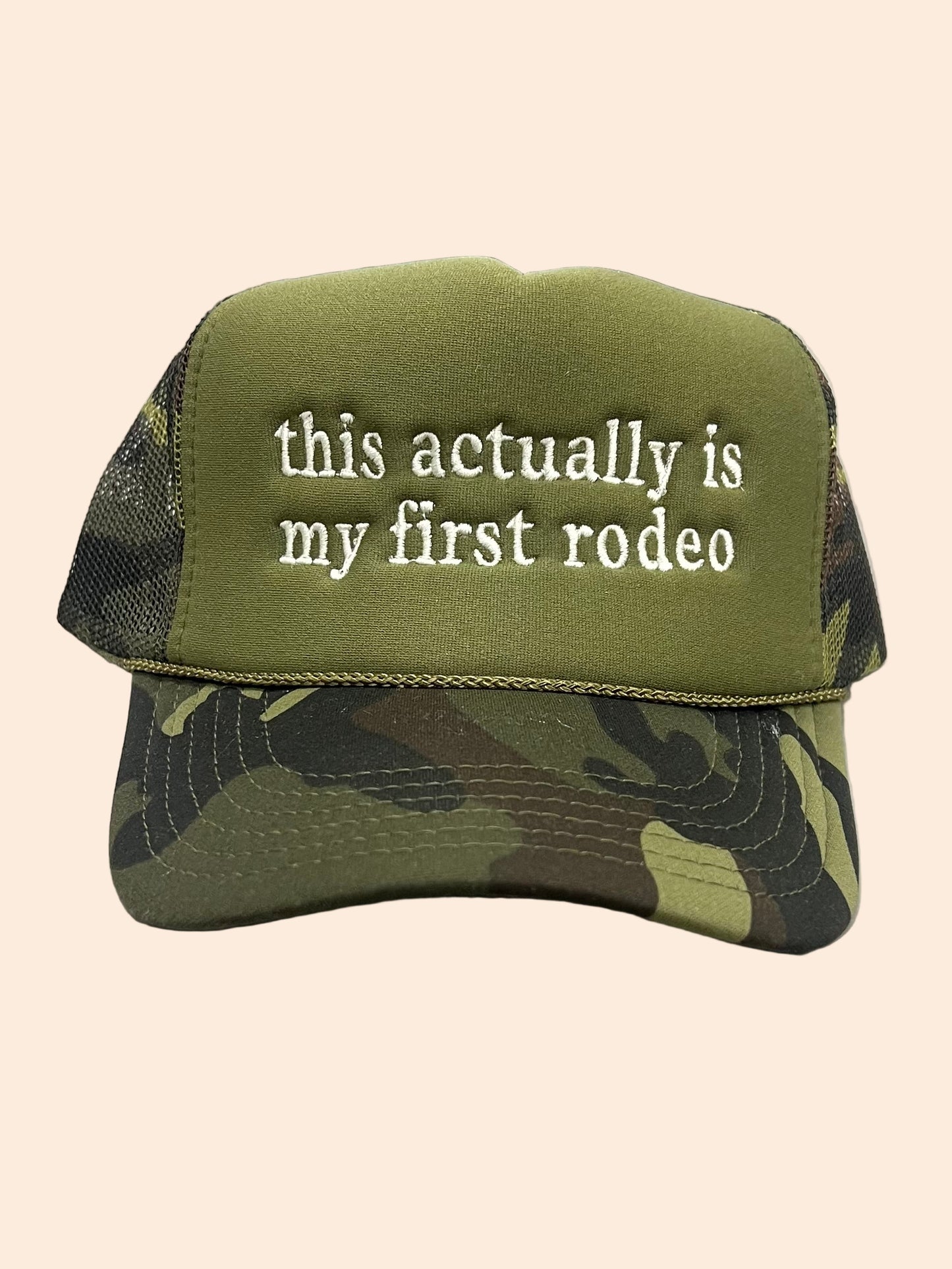 My First Rodeo Camo Cap