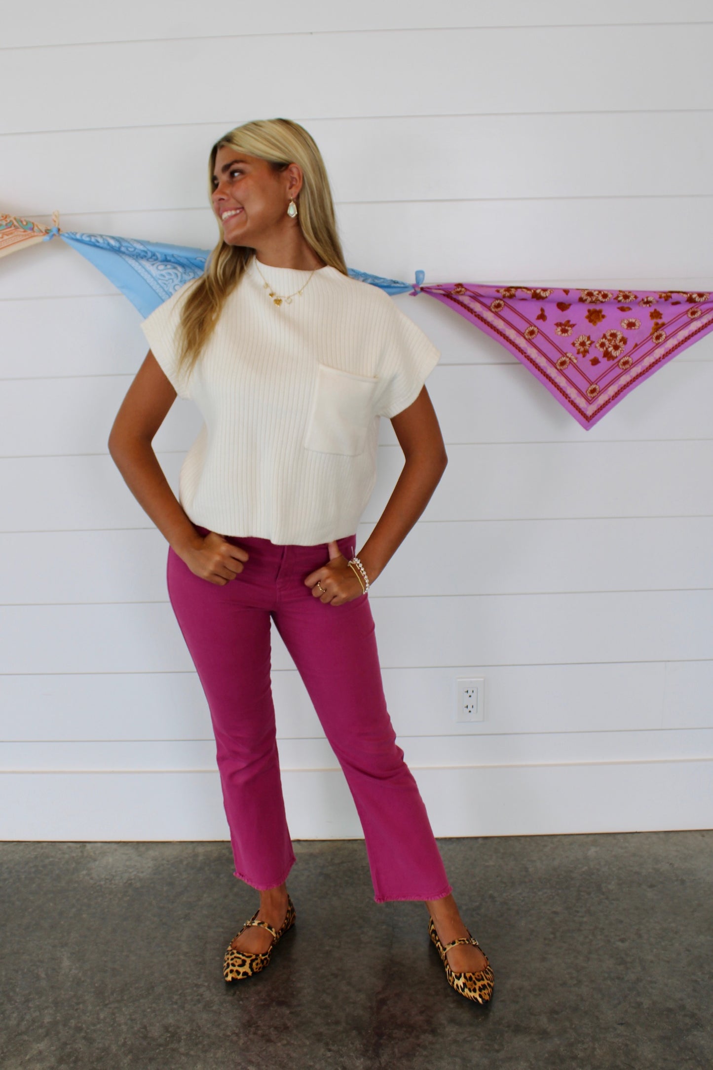 Clean Cut Cream Top