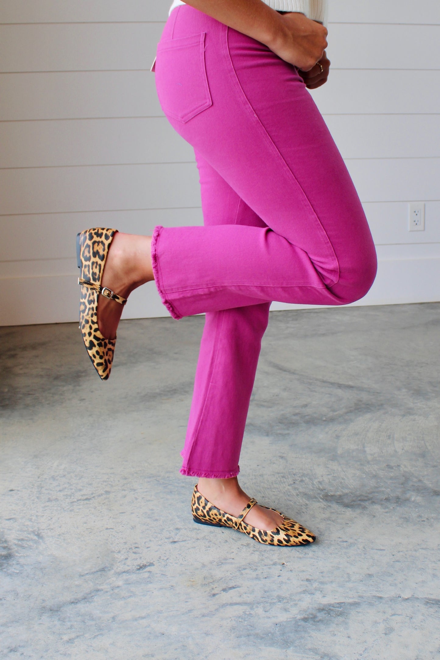 Walking With You Magenta Pants