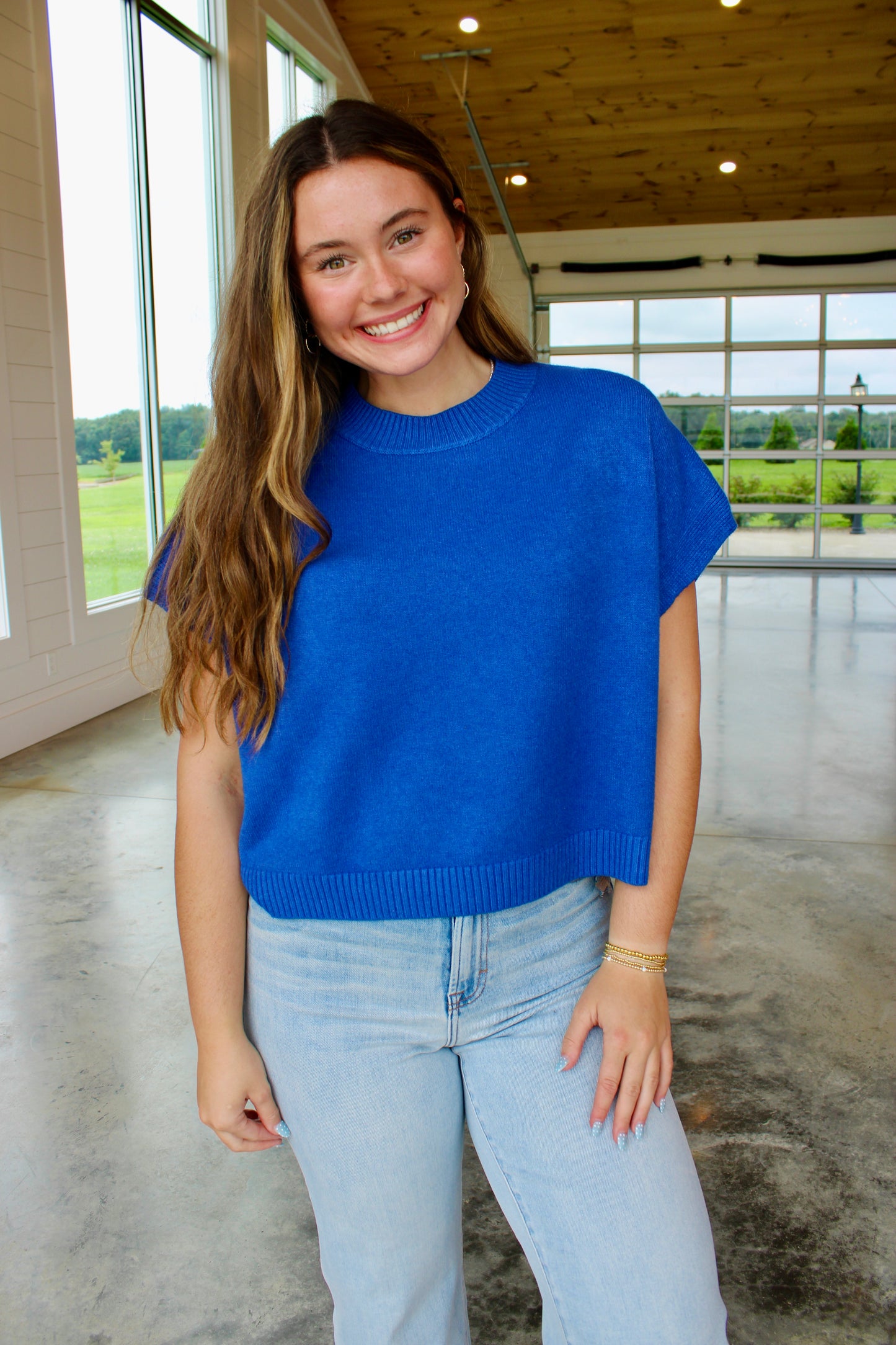 Simply Done Blue Top