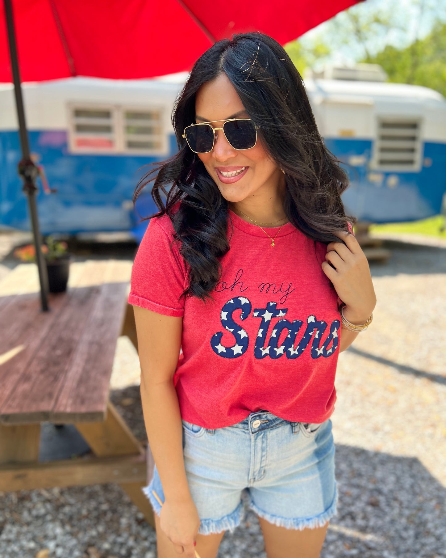 Oh My Stars Red Tee