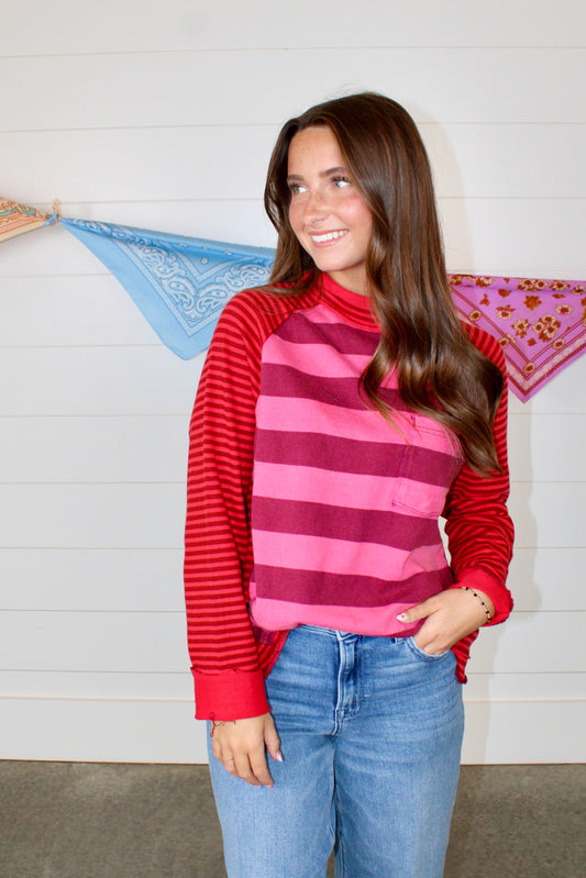 Punk Playful Candy Heart Combo Top