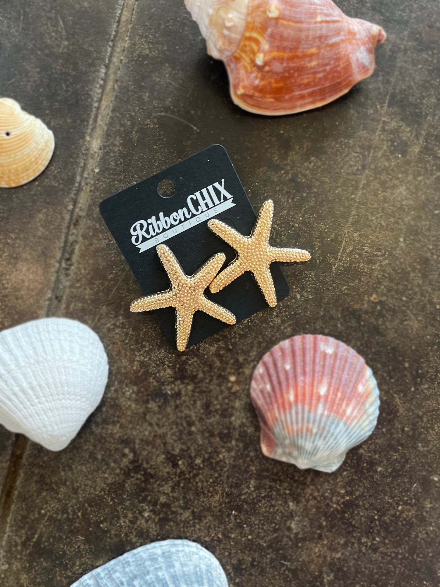 Starfish Stud Earrings