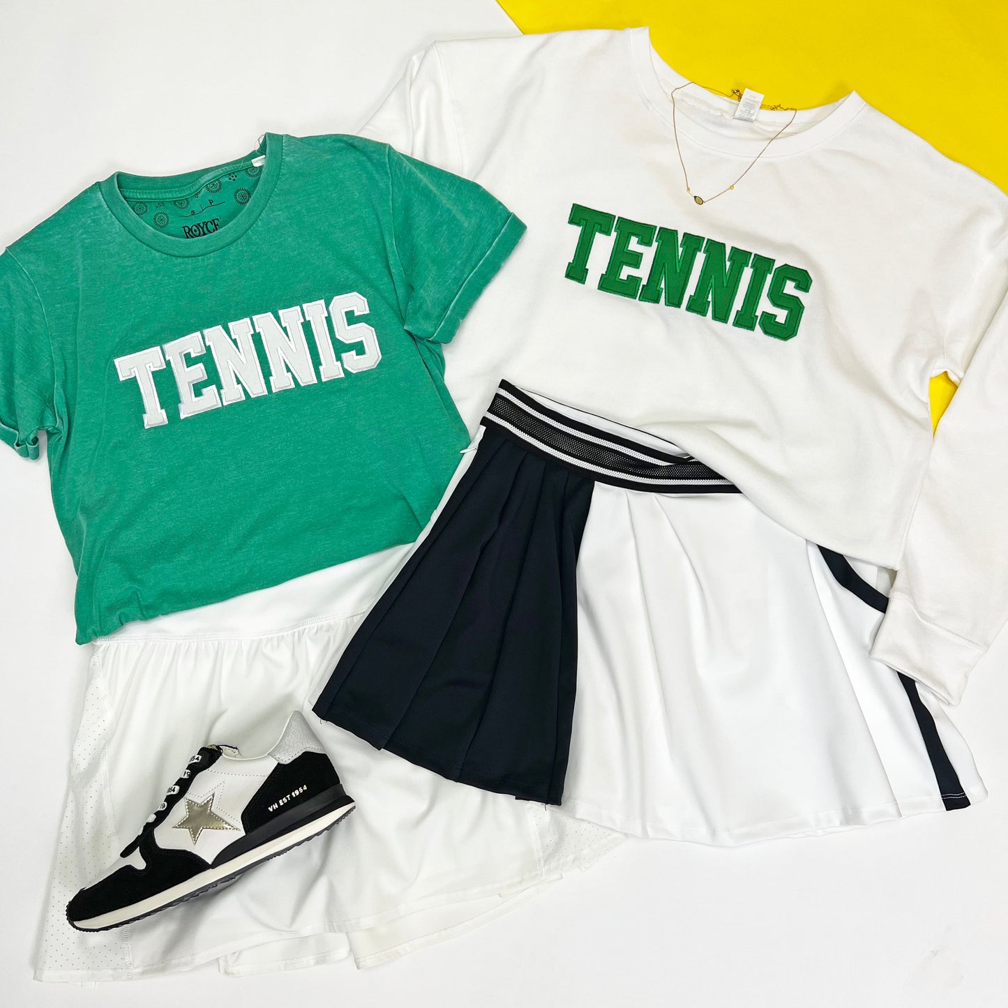 Tennis Cropped Sweatshirt