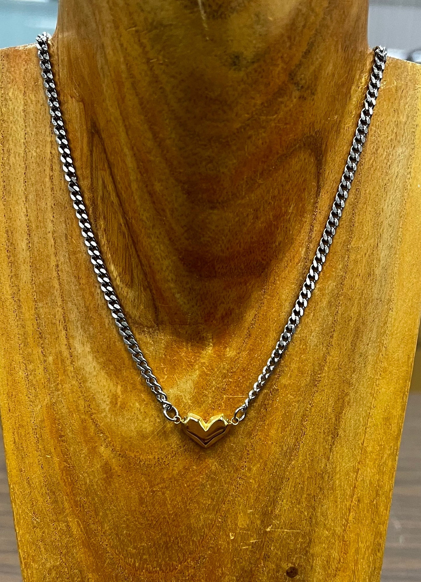 Fierce Love Mixed Metal Necklace