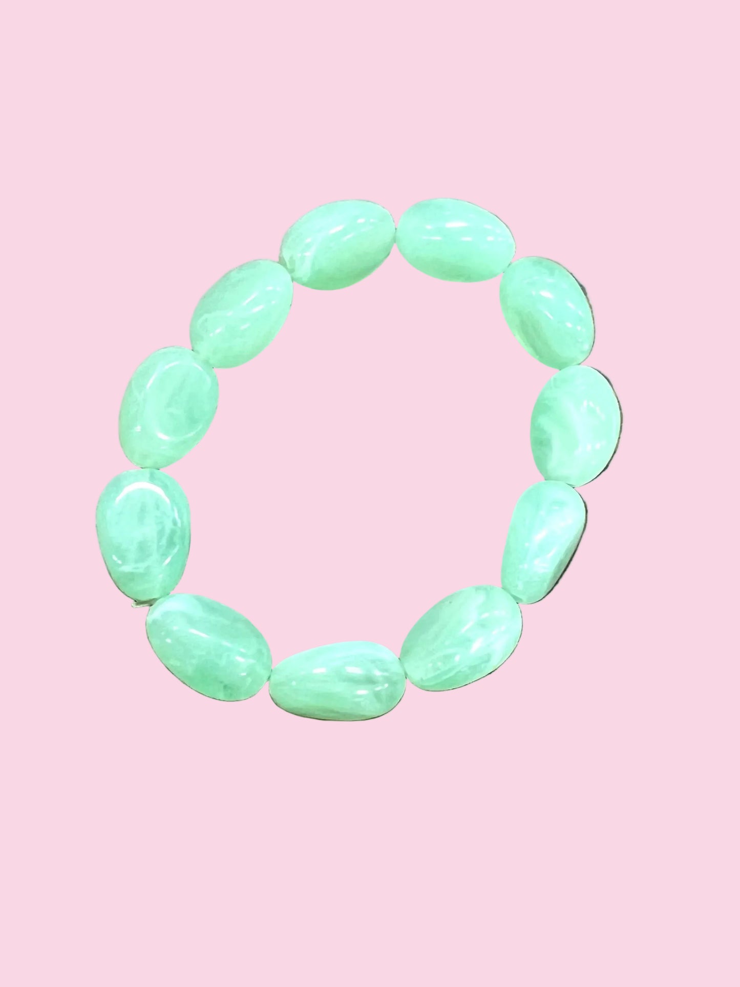 Essential Bead Green Bracelet