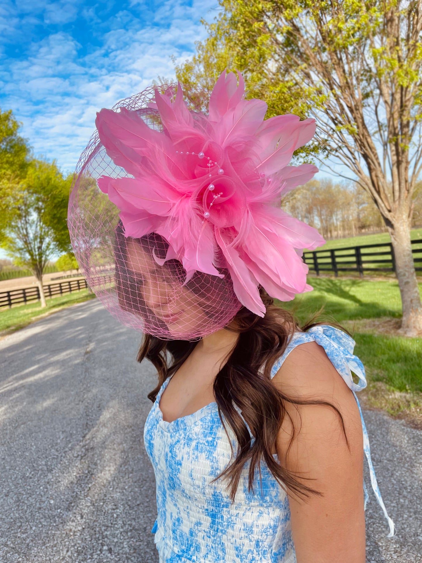 Derby Statement Pink Fascinator