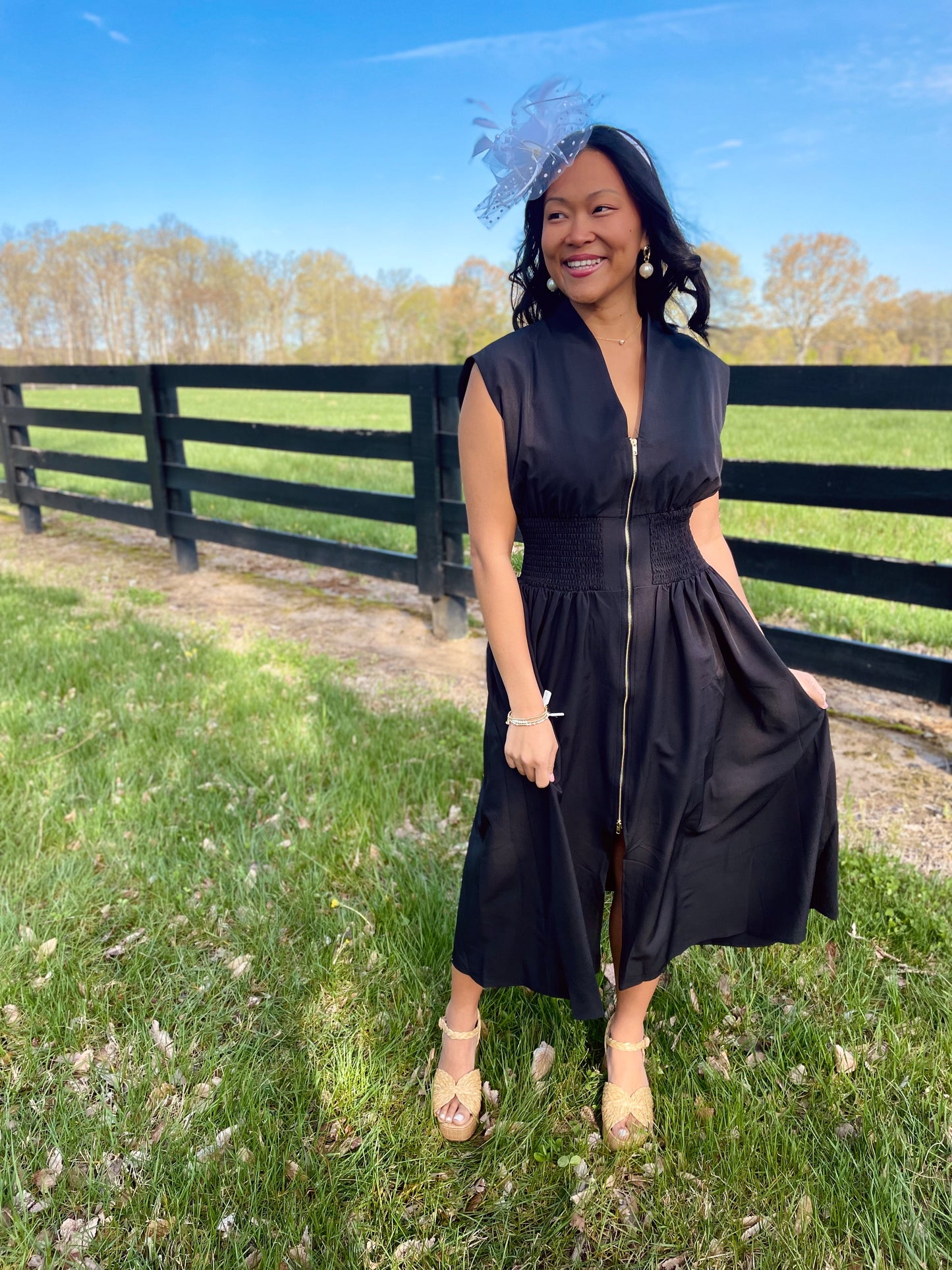 Catching the Sunset Black Dress