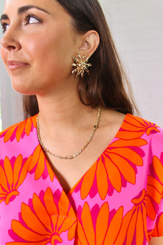 Desert Sun Stud Earrings