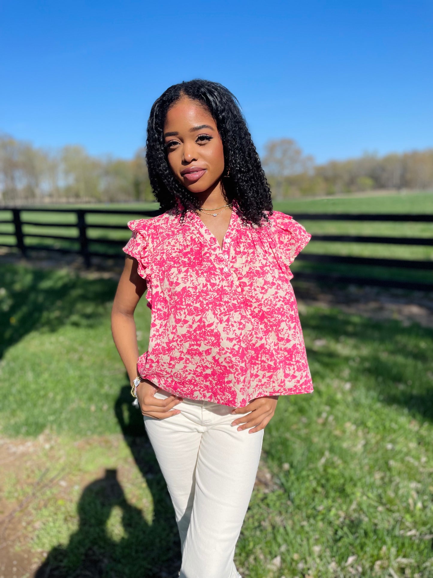 Wish for More Pink Top