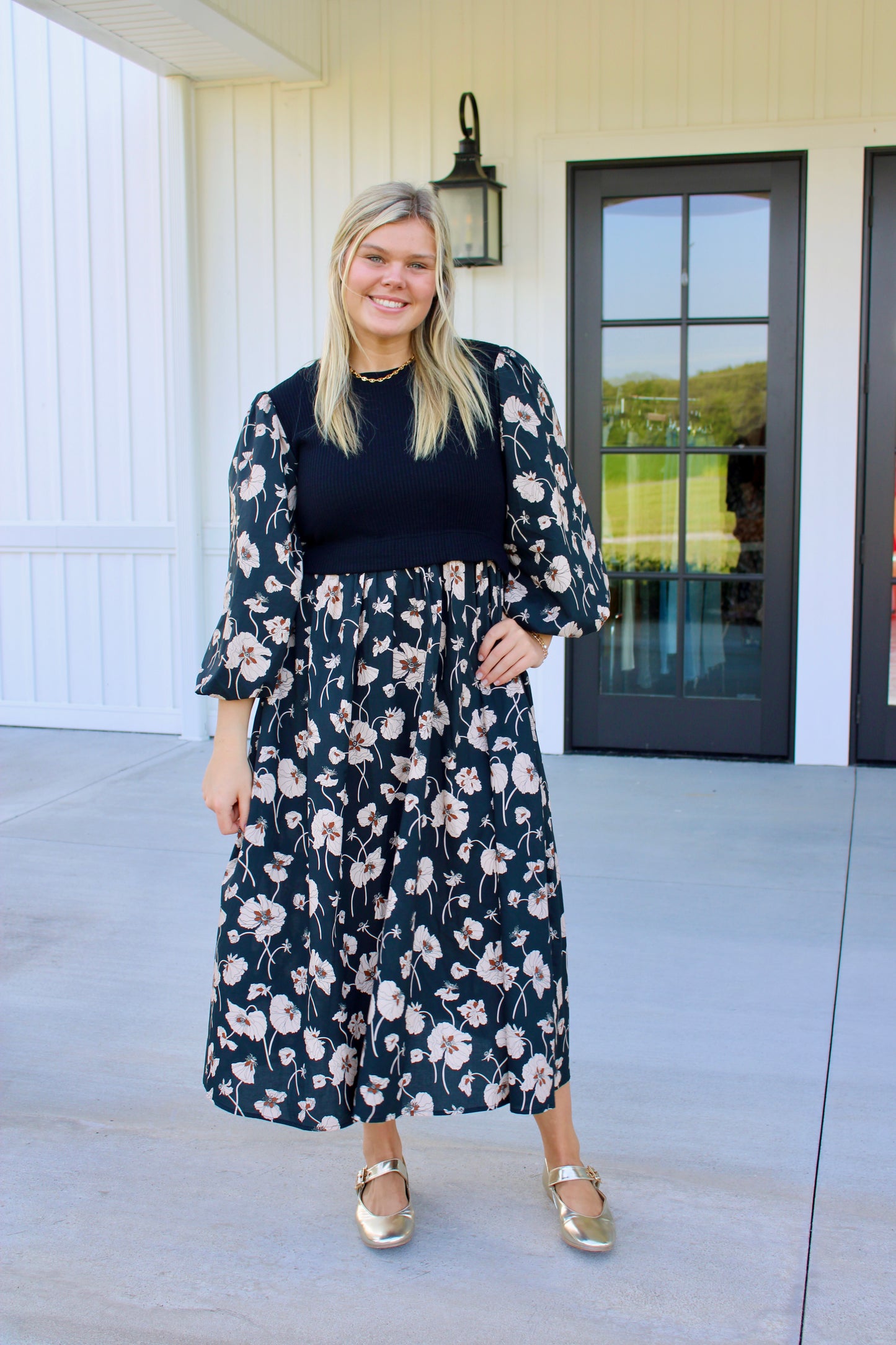Slow Sundays Black Dress
