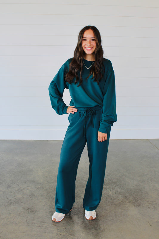 Chill Mode On Green Crew Neck