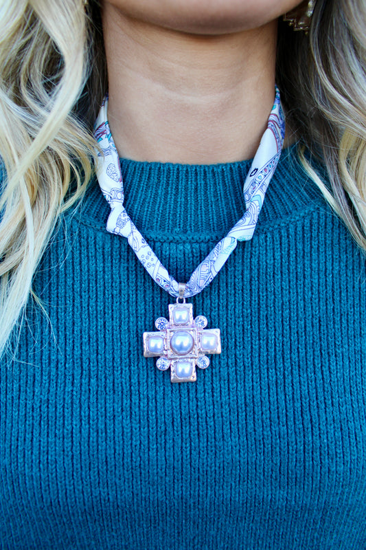 Trending Now Scarf Necklace