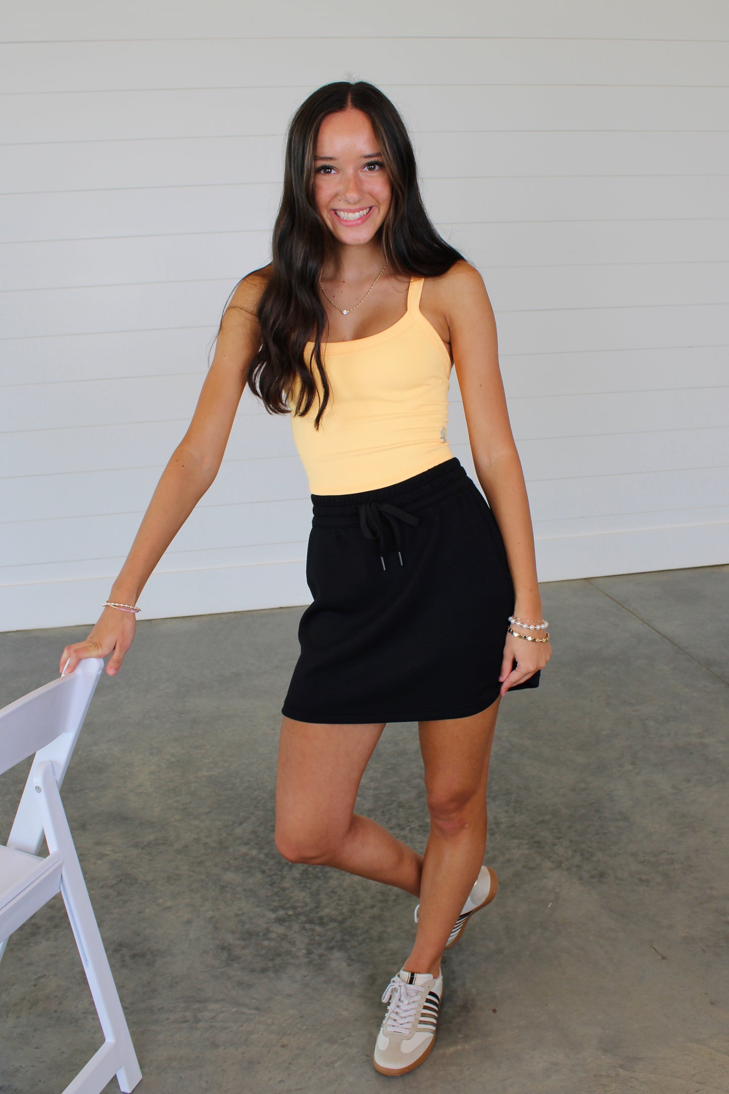 All Clear Neon Clementine Solid Cami