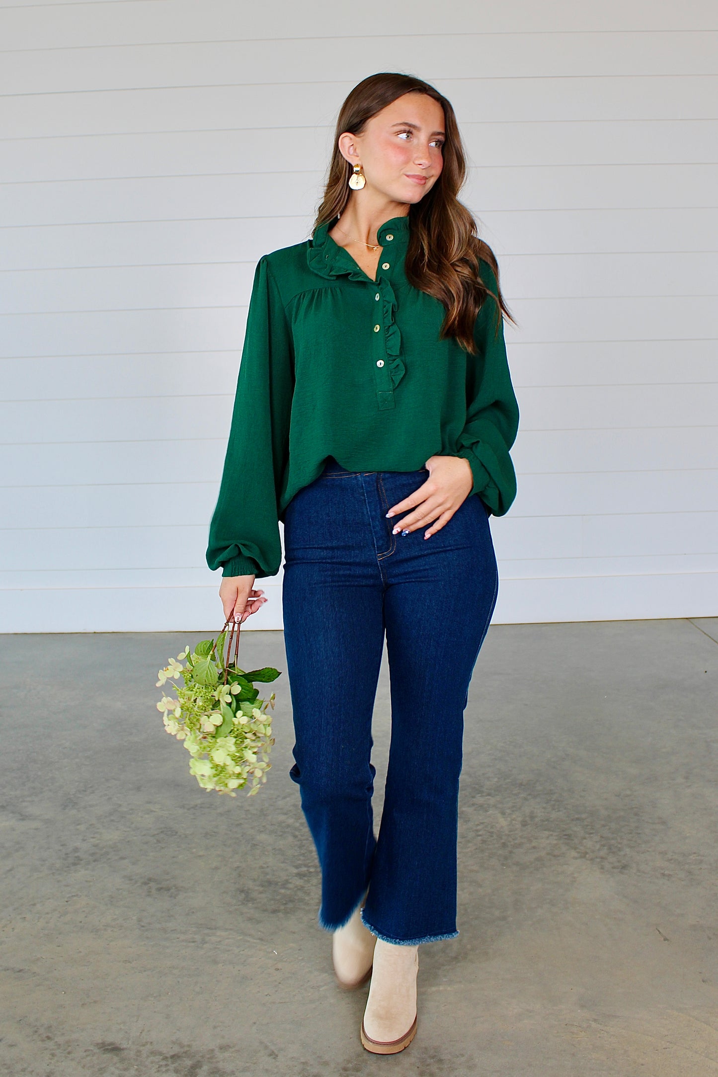 Eternal Style Hunter Green Top