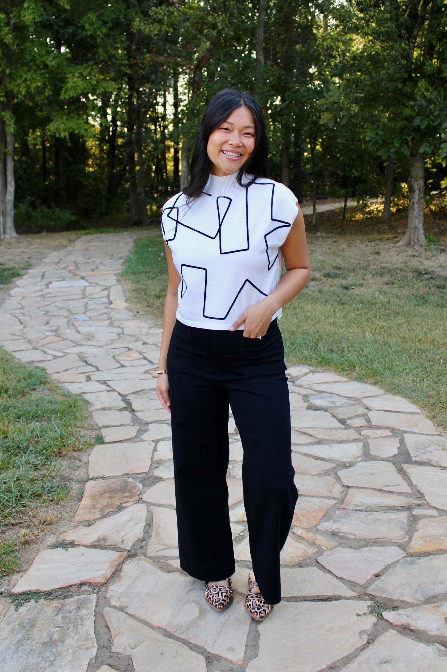 Tetra Ortho White/Black Top