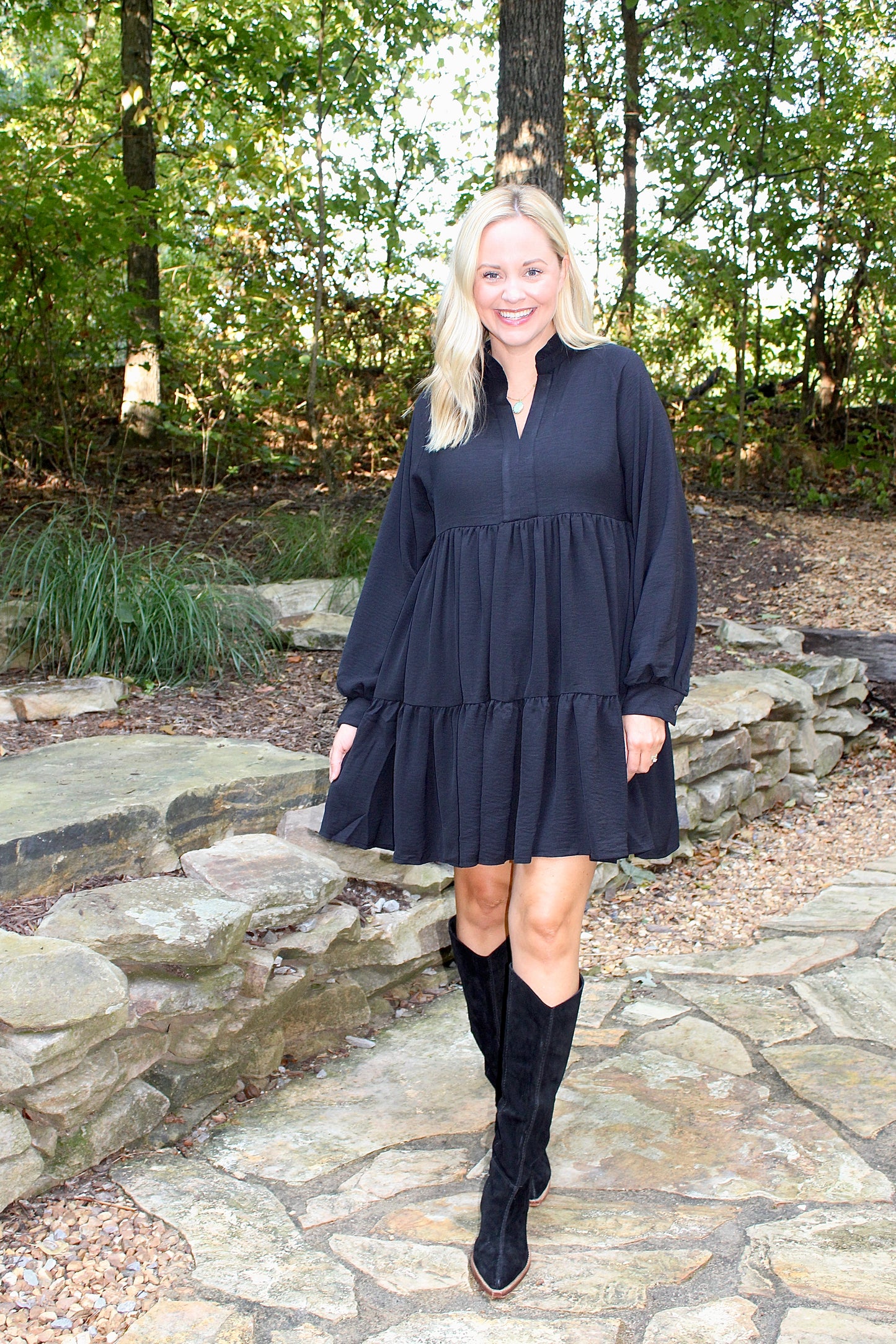 Open Season Black Dress