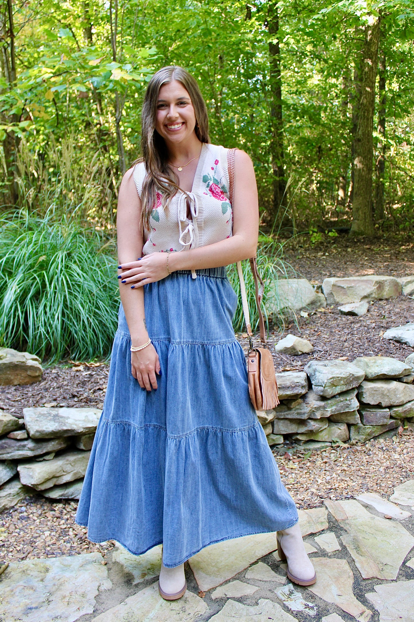 Said in Stride Maxi Skirt