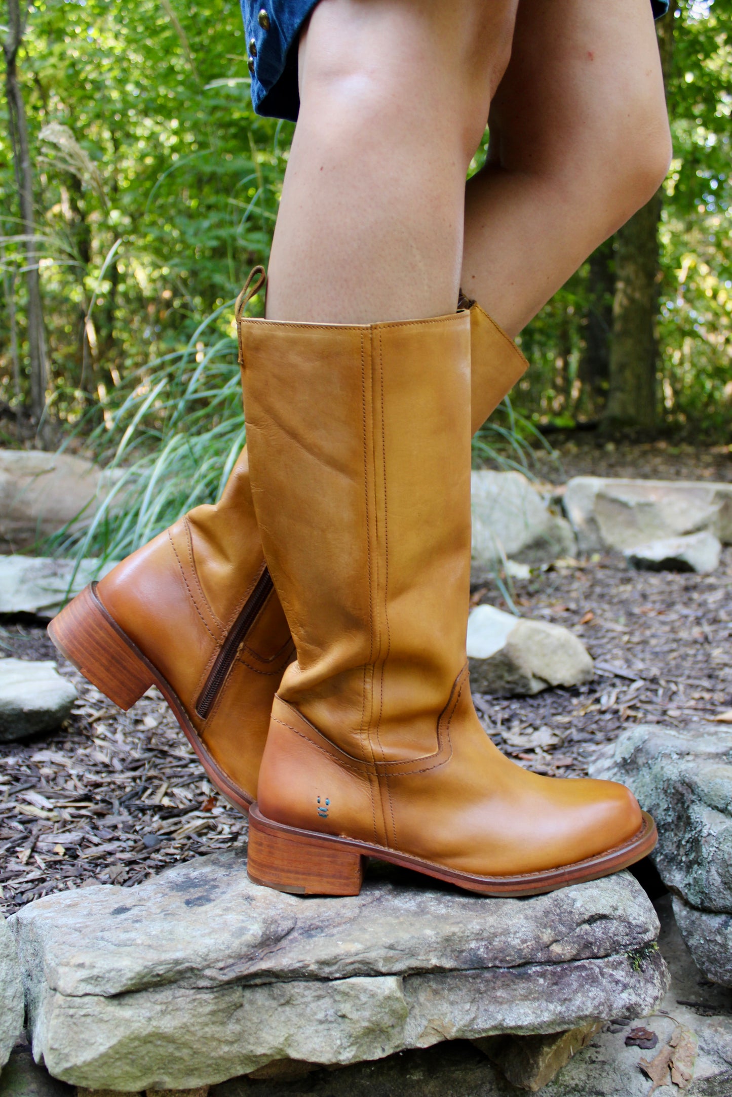 Froe Banana Tan Distressed Boot