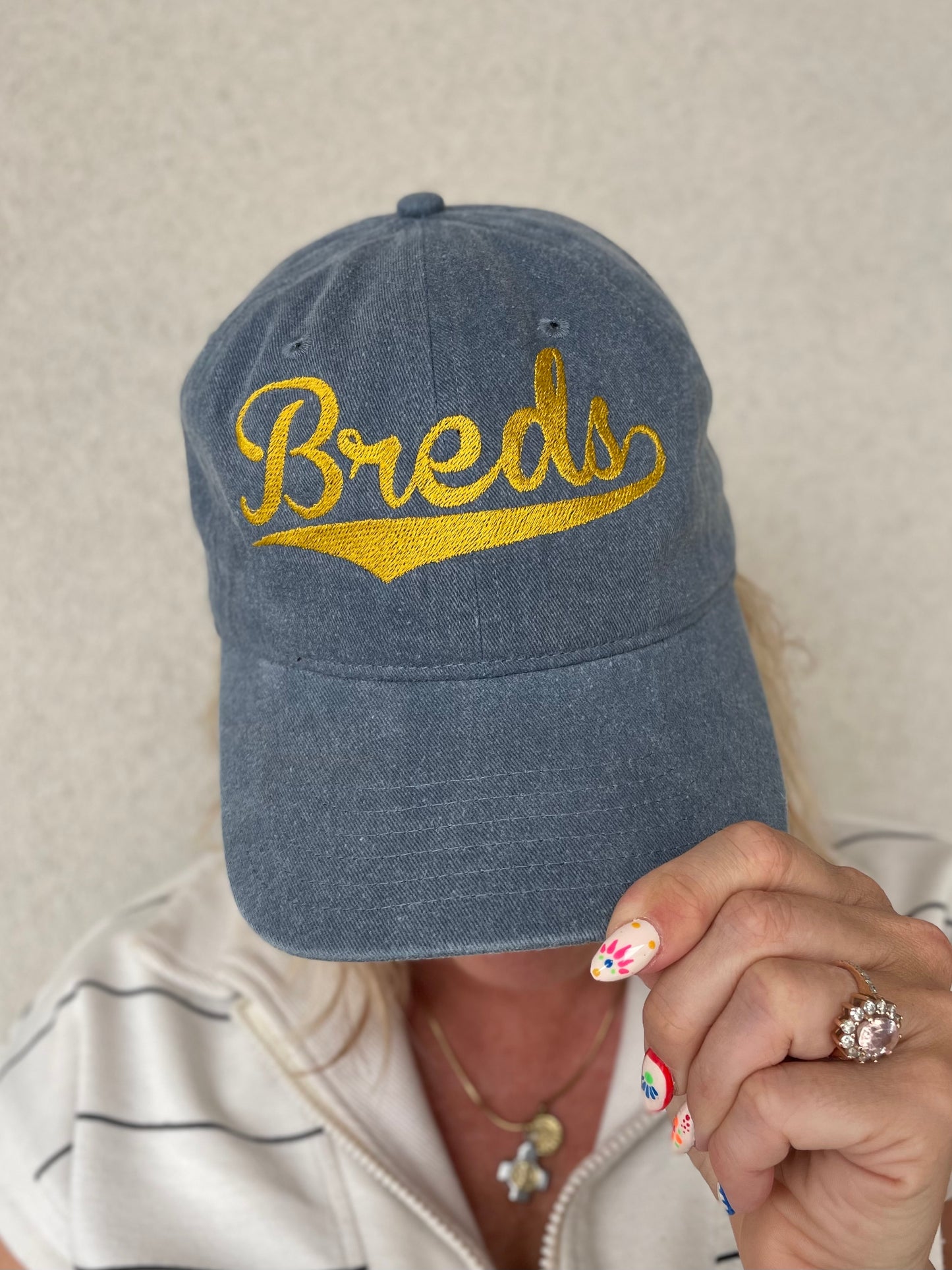Go Breds Comfort Colors Cap (Washed Denim)