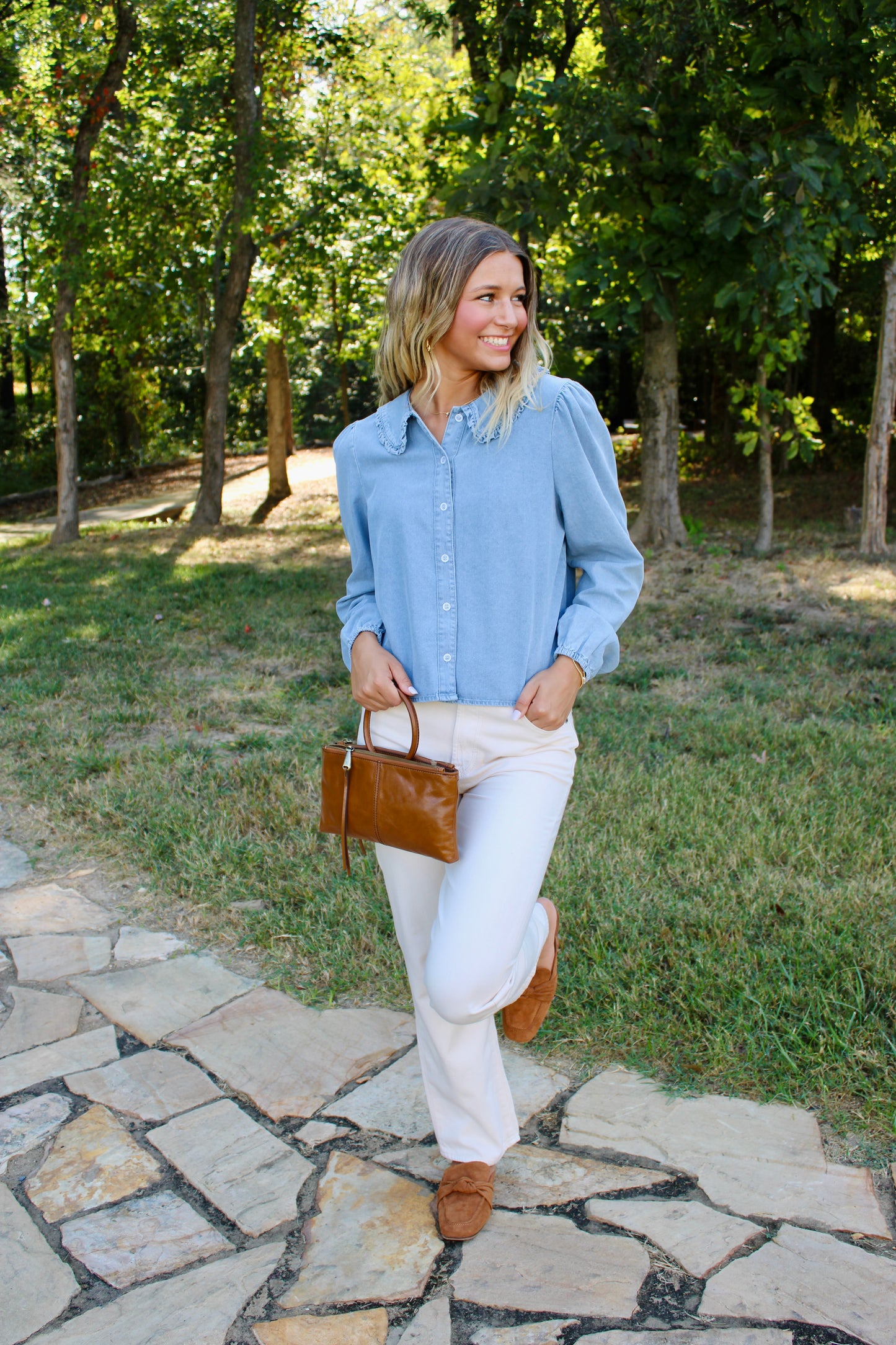 Just My Style Denim Top