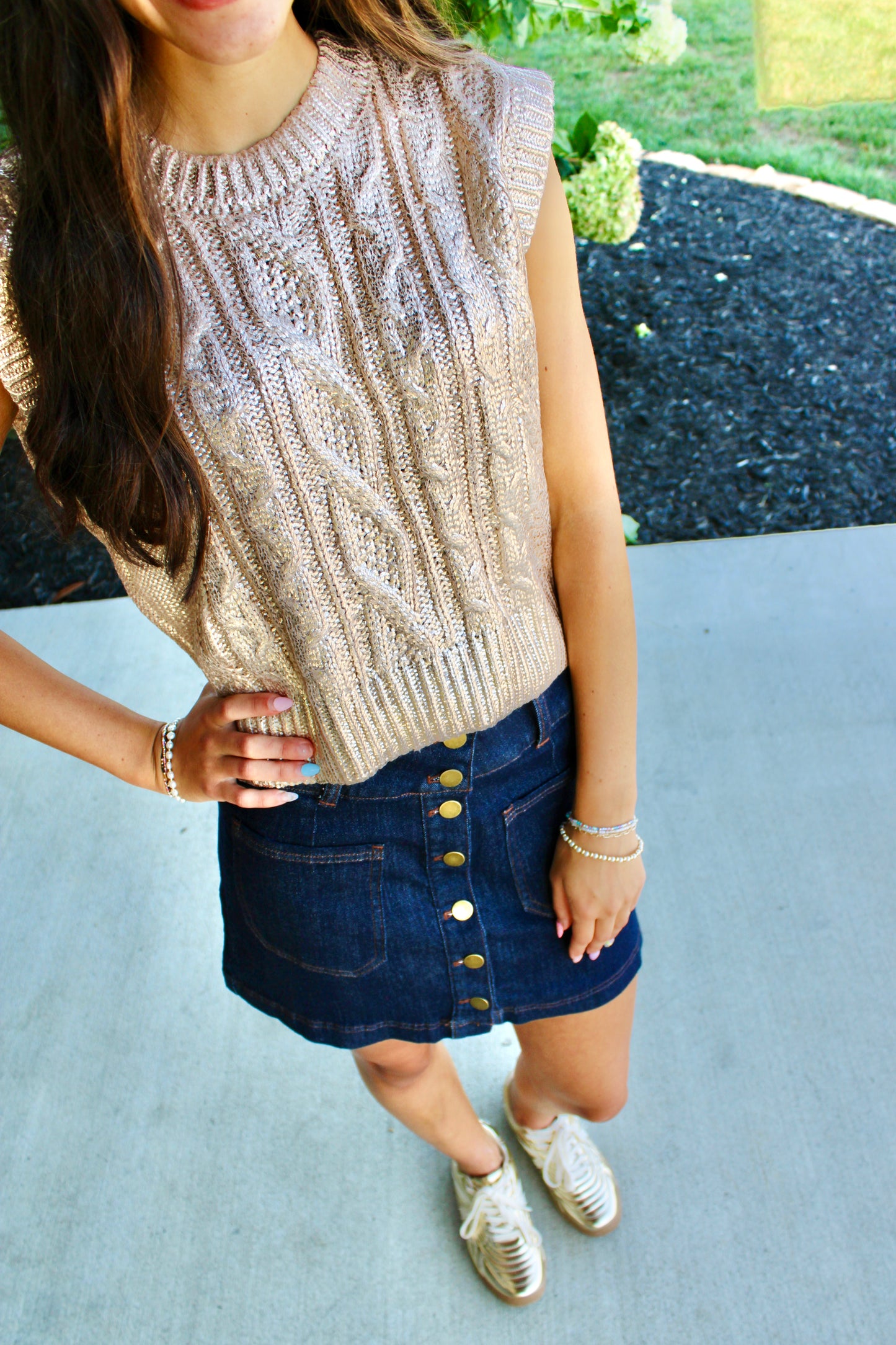 Hidden Treasure Gold Top