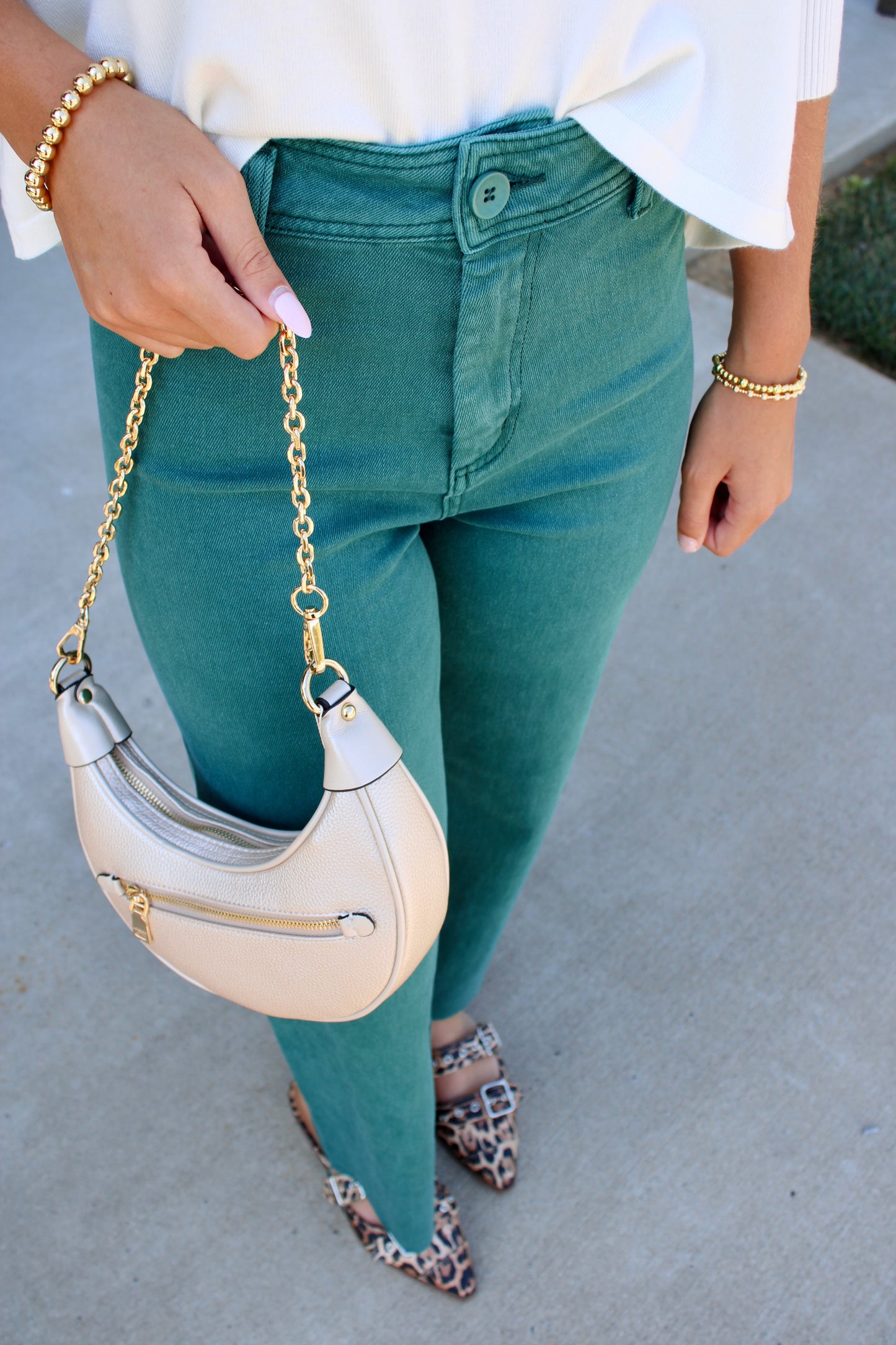 Wide Horizons Green Pants