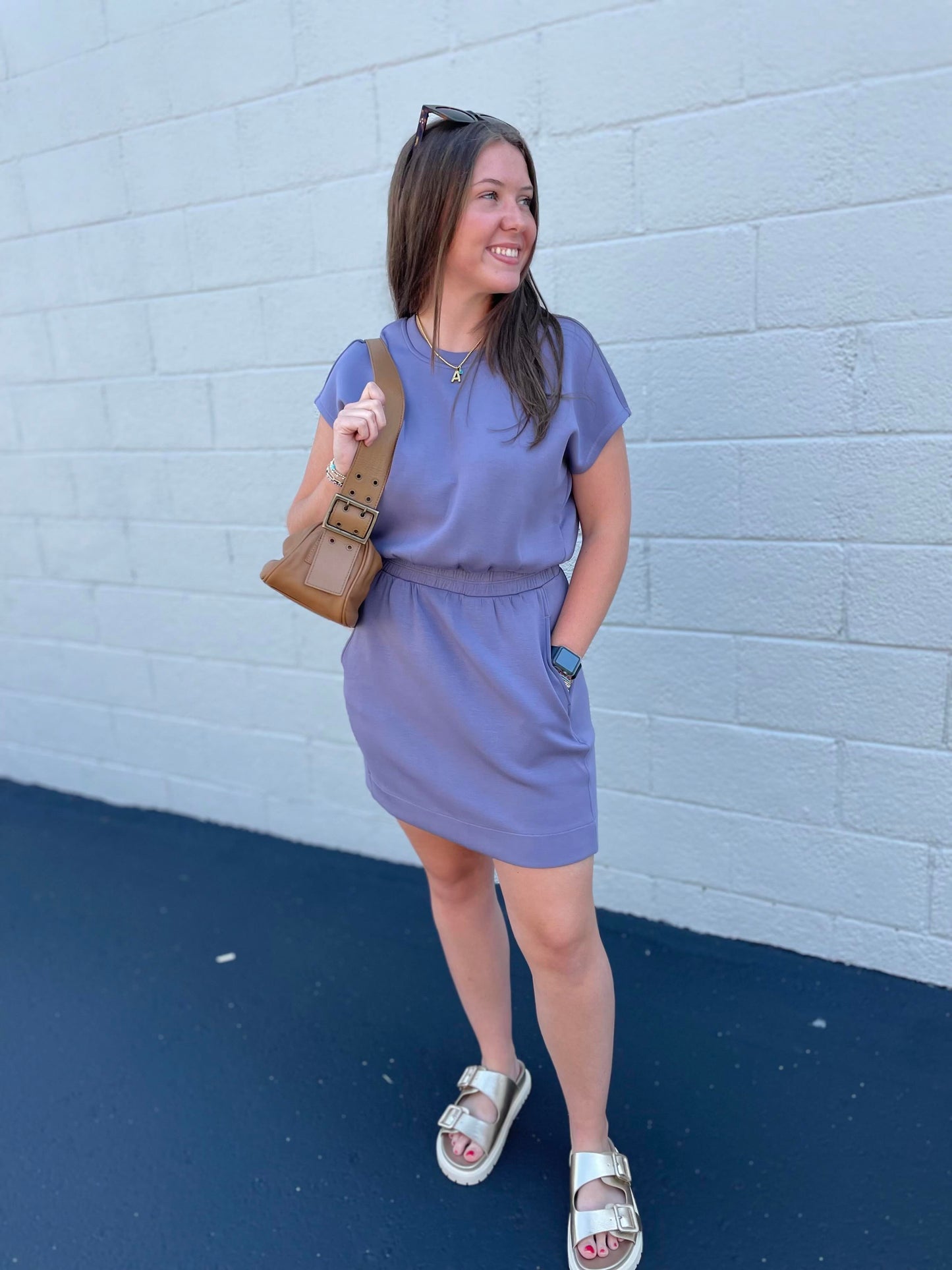 AirEssentials Crew Sweatshirt Orchid Ash Dress