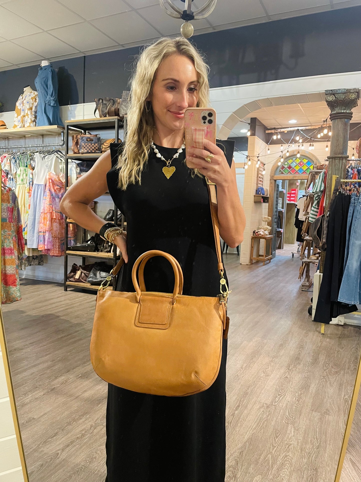 Sheila Large Harvest Wheat Satchel Handbag