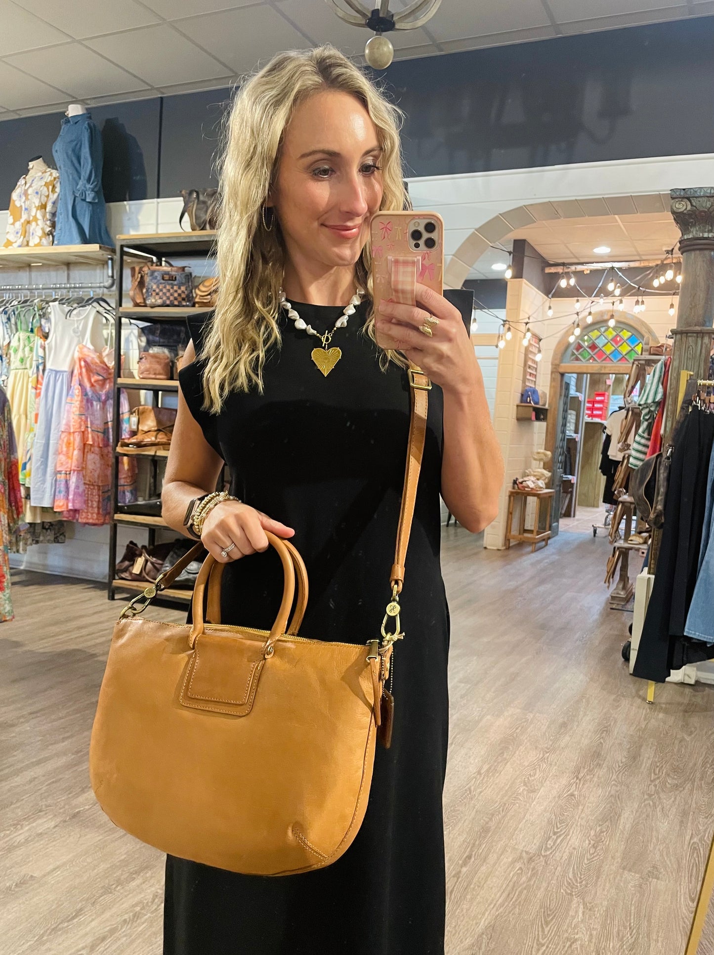 Sheila Large Harvest Wheat Satchel Handbag