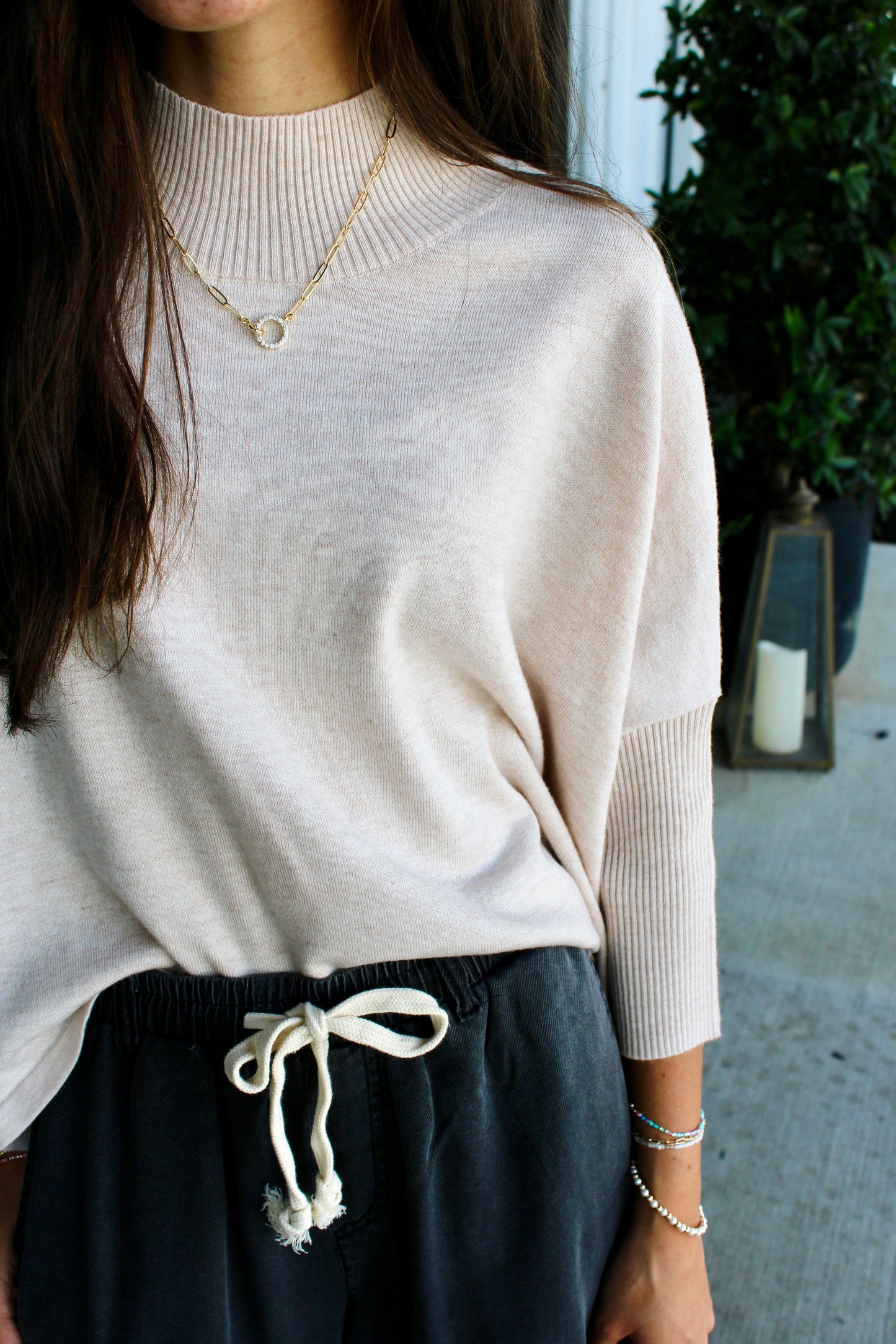 Aja Ortho Ecru Sweater