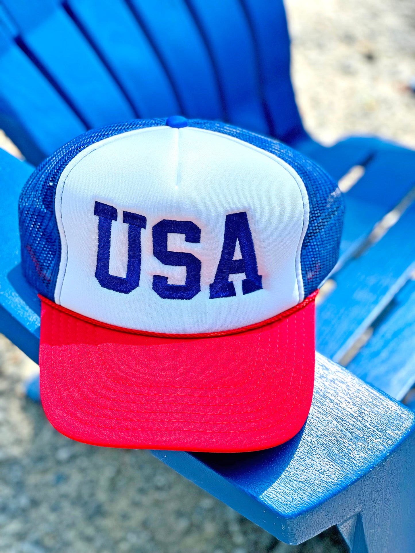 USA Patriotic Foam Trucker Cap