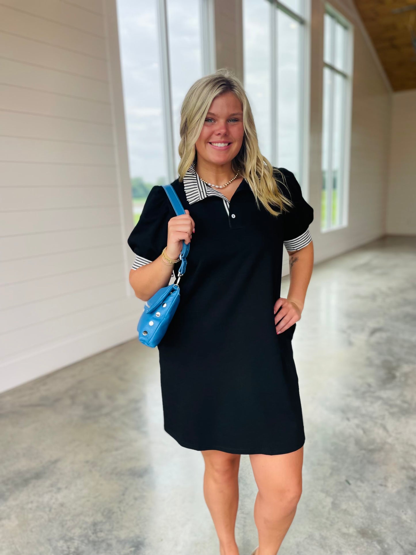 Easy Talk Black Dress