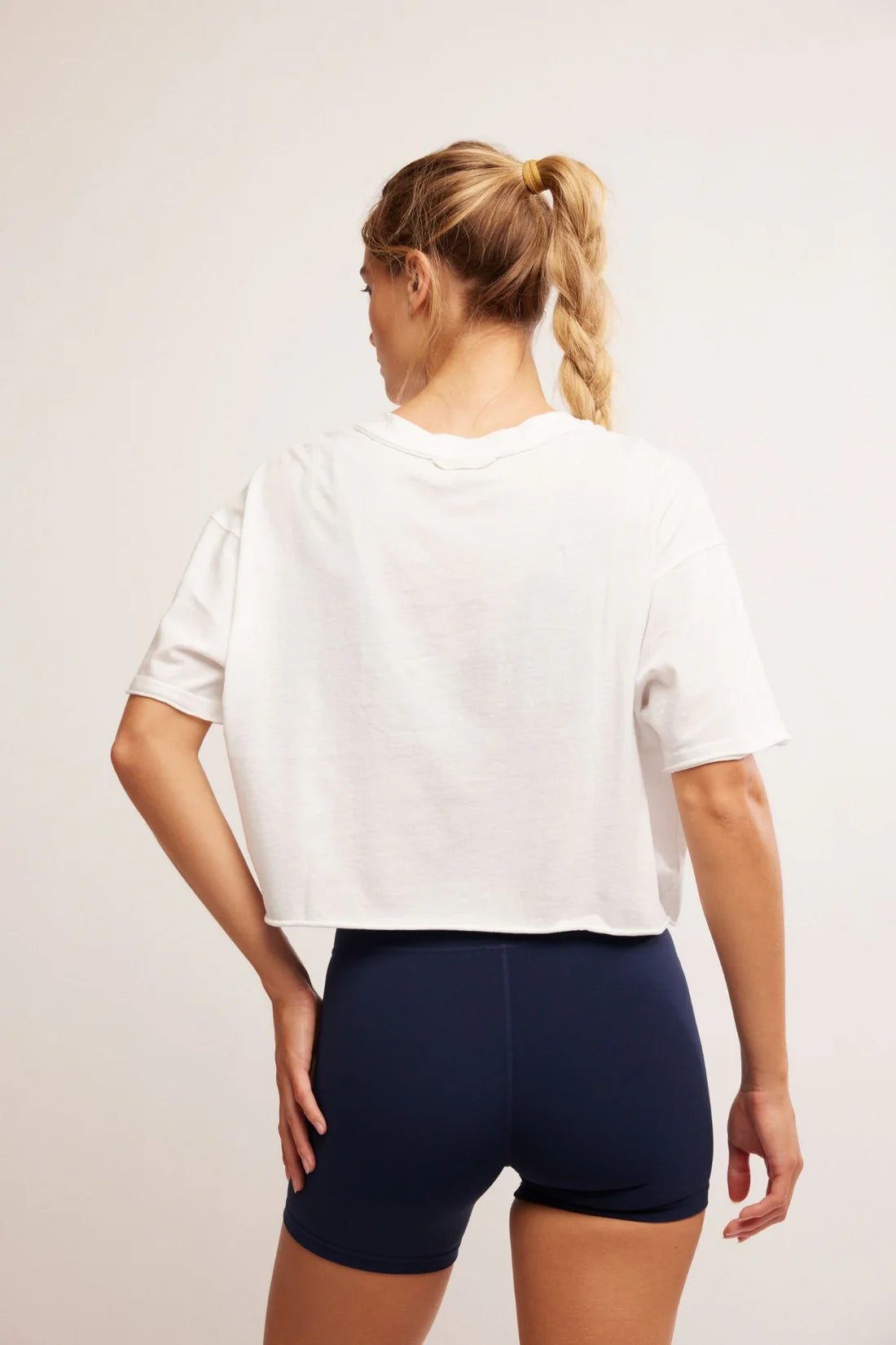 Inspire Logo ISS White Combo Tee