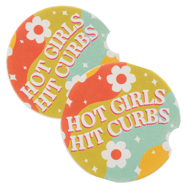 Hit Curbs Car Coasters