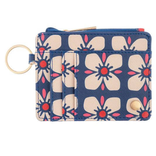 Tile Floral Card Wallet