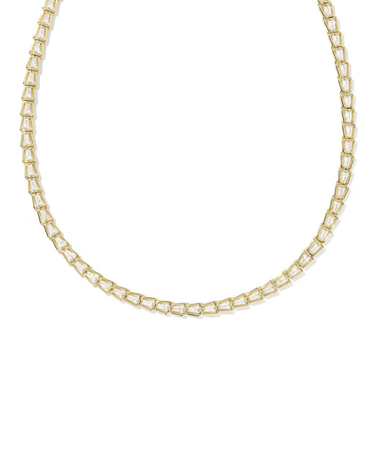 Bella Gold Tennis Necklace