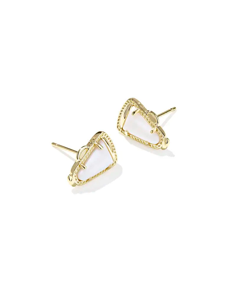 Cheer Gold Stud Earrings| Kendra Scott main image 1