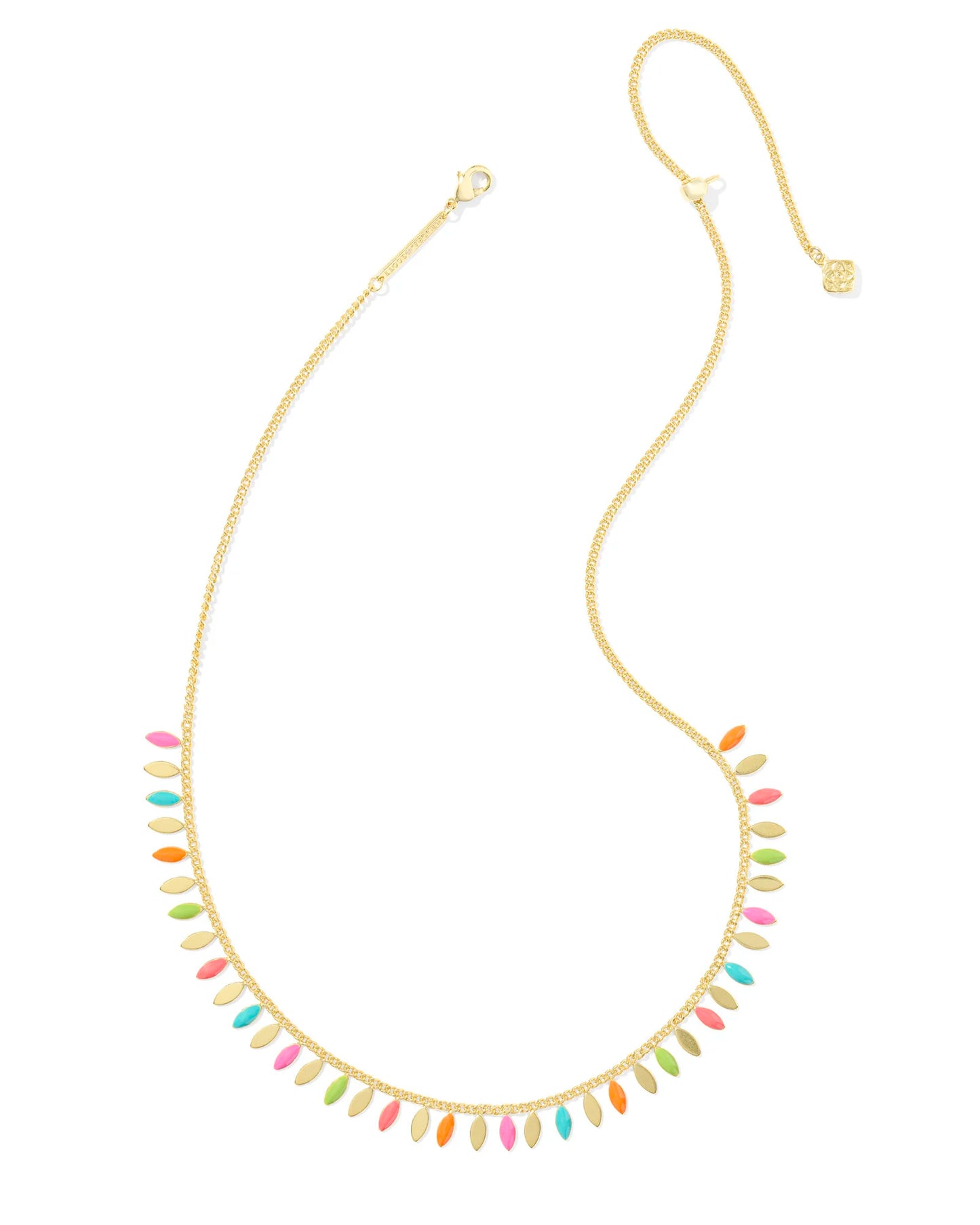 Kayla Mixed Metal Strand Necklace in Multi Mix