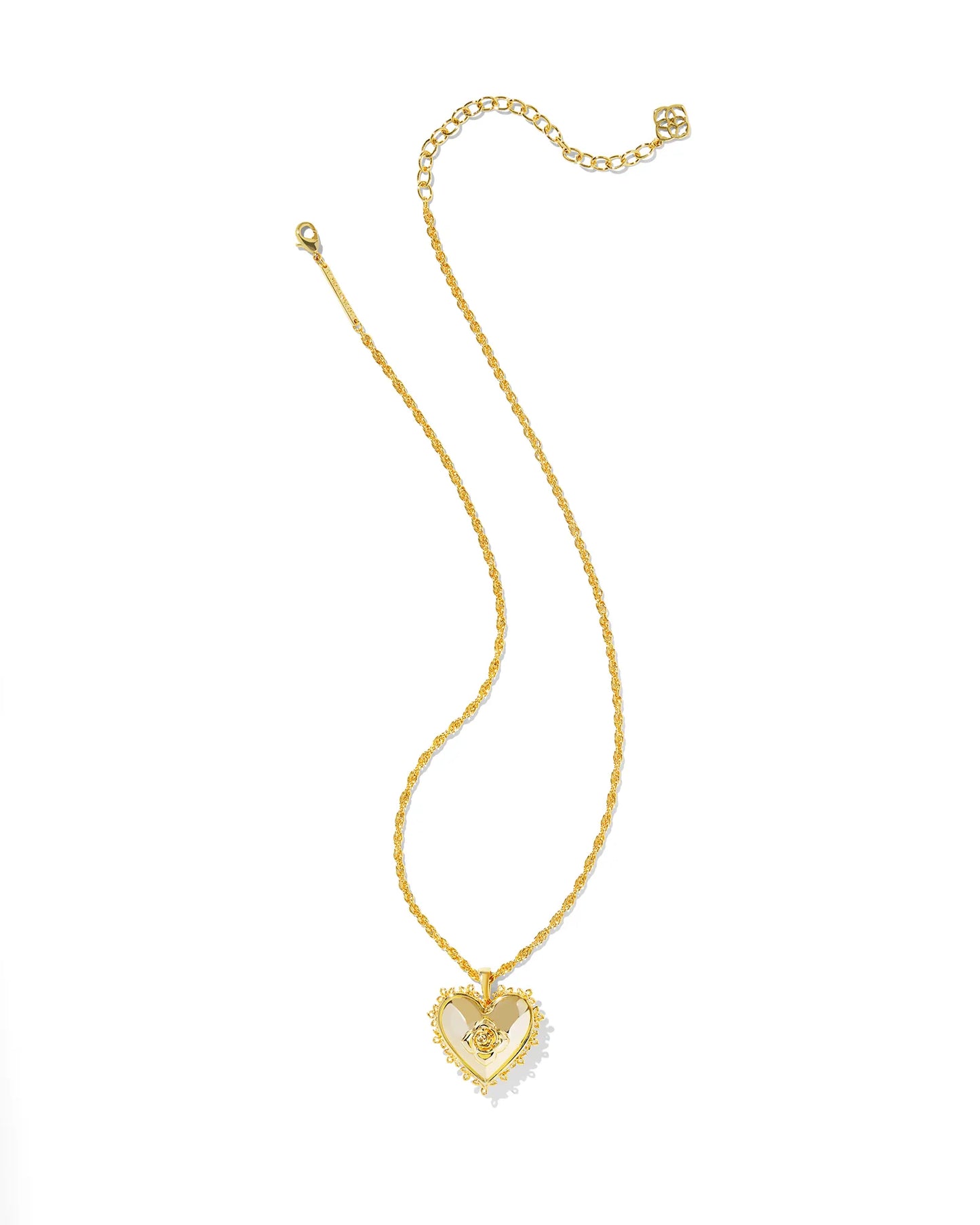 Mallory Rose Gold Locket Short Pendant Necklace