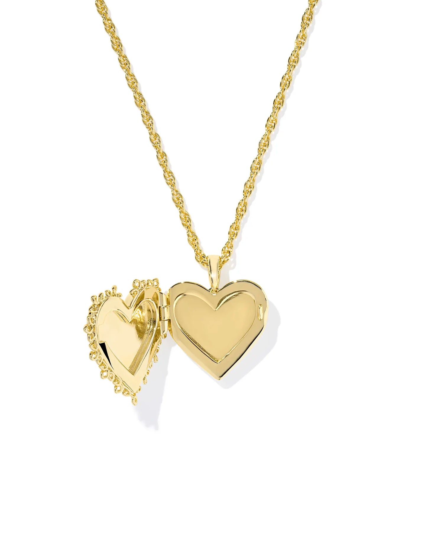 Mallory Rose Gold Locket Short Pendant Necklace