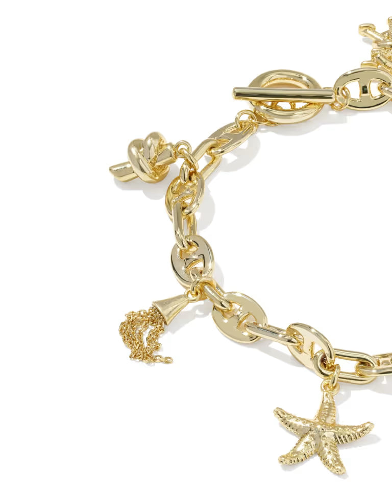 Parker Charm Gold Bracelet