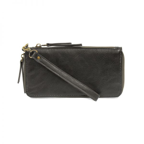 Chloe Hematite Zip Around Wallet Wristlet