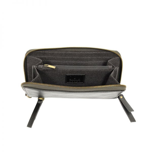 Chloe Hematite Zip Around Wallet Wristlet