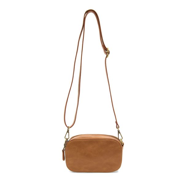 Layne Hazelnut Double Zip Mini Camera Crossbody